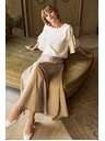 Moodo Moodo Beige Damenrock