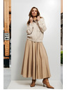 Moodo Moodo Beige Damenrock