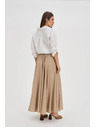 Moodo Moodo Beige Damenrock