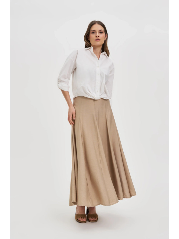 Moodo Moodo Beige Damenrock