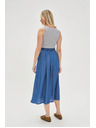 Moodo Blauer Denim-Damenrock Moodo