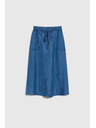 Moodo Blauer Denim-Damenrock Moodo