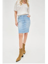 Moodo Blauer Damen Jeans-Rock Moodo