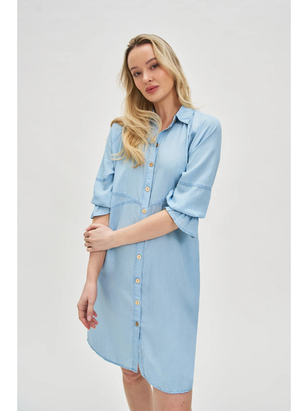 Moodo Blaues Damenkleid Moodo