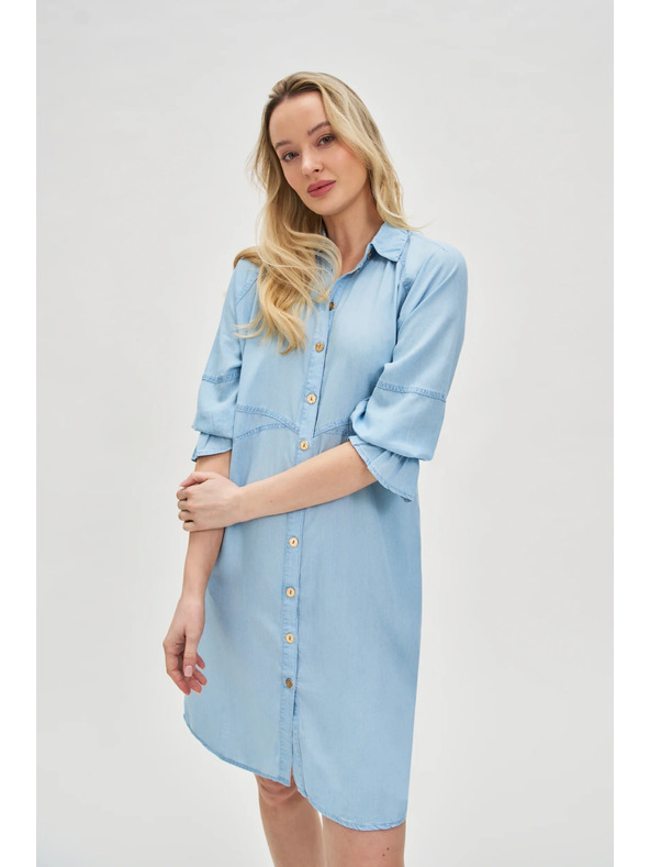 Moodo Blaues Damenkleid Moodo