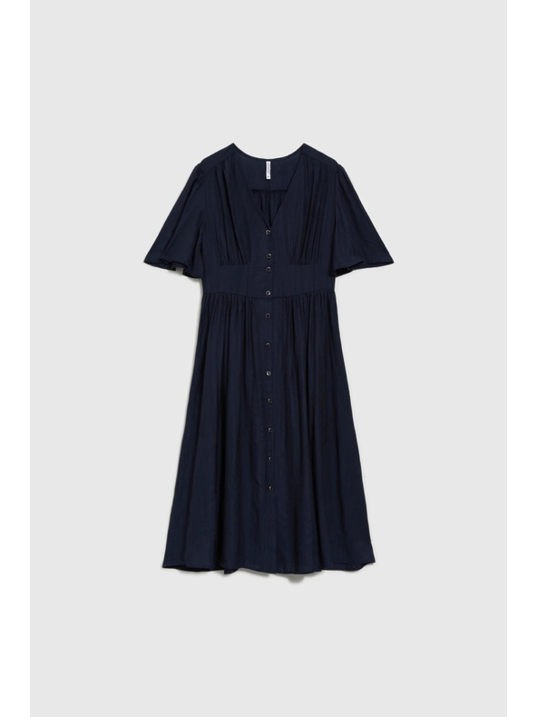 Moodo Dunkelblaues Damenkleid Moodo