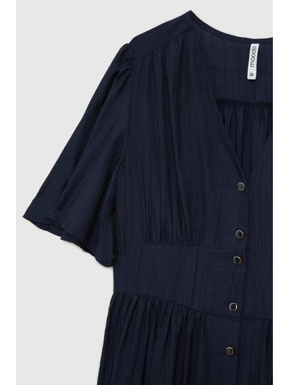 Moodo Dunkelblaues Damenkleid Moodo