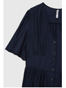 Moodo Dunkelblaues Damenkleid Moodo