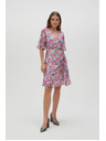 Moodo Fuchsiafarbenes Damenkleid Moodo