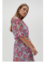 Moodo Fuchsiafarbenes Damenkleid Moodo