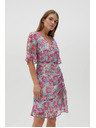 Moodo Fuchsiafarbenes Damenkleid Moodo