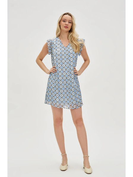 Moodo Blaues Damenkleid Moodo