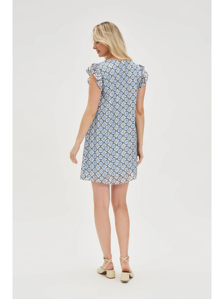 Moodo Blaues Damenkleid Moodo