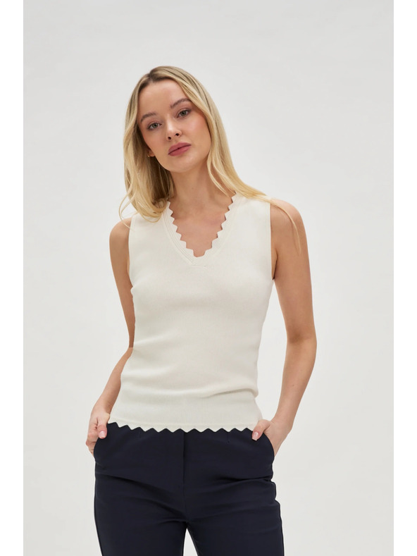 Moodo Weißes Damen-Top Moodo