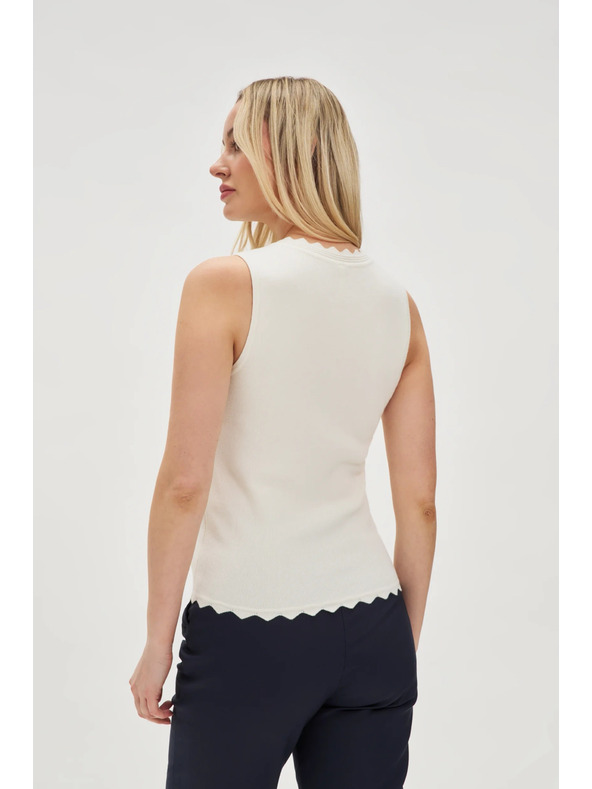 Moodo Weißes Damen-Top Moodo