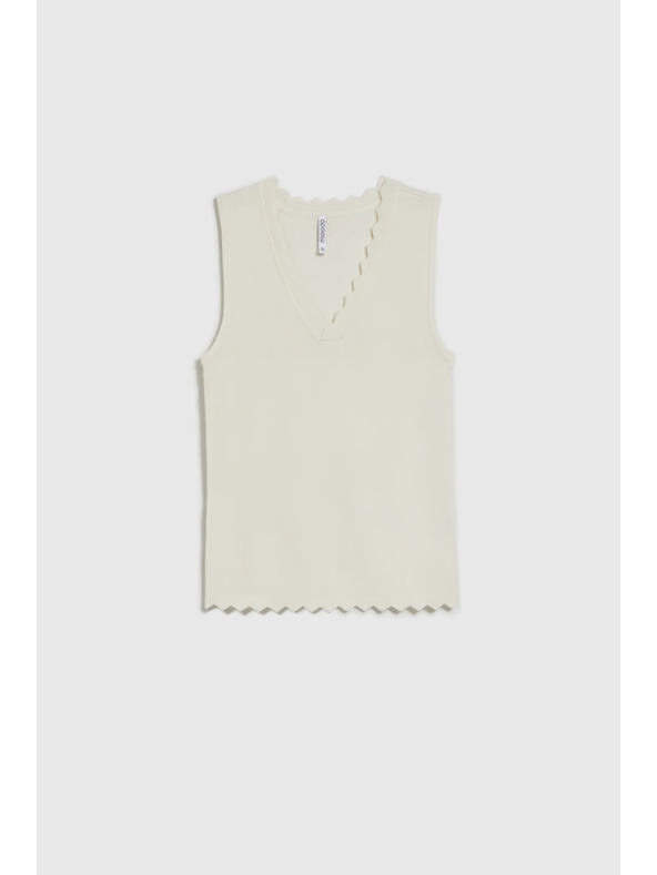 Moodo Weißes Damen-Top Moodo