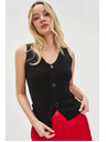 Moodo Schwarzes Damen-Top Moodo
