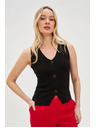 Moodo Schwarzes Damen-Top Moodo