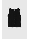 Moodo Schwarzes Damen-Top Moodo