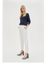 Moodo Dunkelblau Damen-Langarm-T-Shirt Moodo