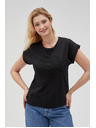 Moodo Schwarzes Damen Long Shirt Moodo