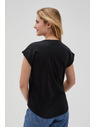 Moodo Schwarzes Damen Long Shirt Moodo
