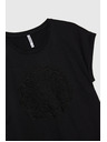 Moodo Schwarzes Damen Long Shirt Moodo