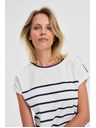 Moodo Dunkelblaues Damen T-Shirt Moodo
