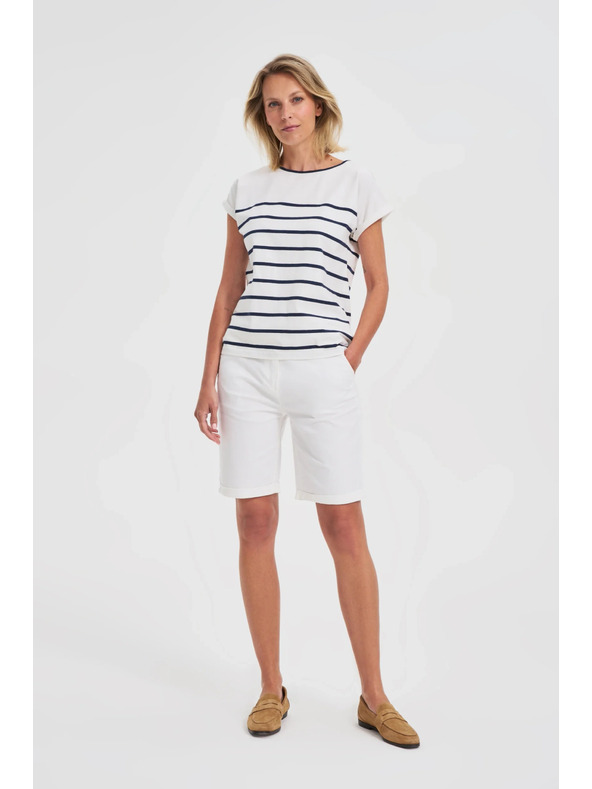 Moodo Dunkelblaues Damen T-Shirt Moodo