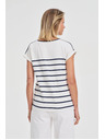 Moodo Dunkelblaues Damen T-Shirt Moodo