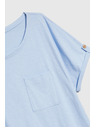 Moodo Hellblaues Damen Moodo T-Shirt