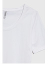 Moodo Weißes Damen-T-Shirt Moodo