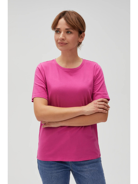 Moodo Fuchsiafarbenes Damen-T-Shirt Moodo