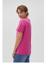 Moodo Fuchsiafarbenes Damen-T-Shirt Moodo