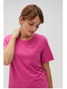 Moodo Fuchsiafarbenes Damen-T-Shirt Moodo