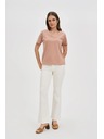 Moodo Hellbraunes Damen-T-Shirt Moodo
