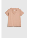Moodo Hellbraunes Damen-T-Shirt Moodo
