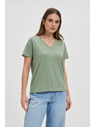 Moodo Olivgrünes Damen-T-Shirt Moodo
