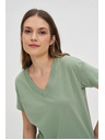 Moodo Olivgrünes Damen-T-Shirt Moodo