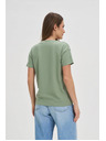 Moodo Olivgrünes Damen-T-Shirt Moodo