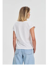 Moodo Weißes Damen-T-Shirt Moodo