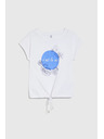 Moodo Weißes Damen-T-Shirt Moodo