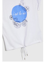 Moodo Weißes Damen-T-Shirt Moodo