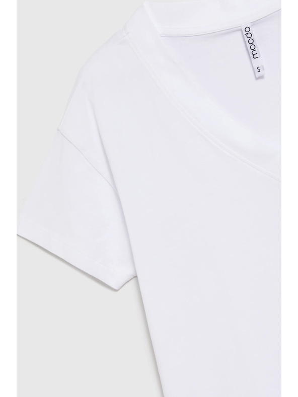 Moodo Weißes Damen-T-Shirt Moodo