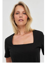 Moodo Schwarzes Damen Long Shirt Moodo
