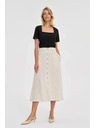 Moodo Schwarzes Damen Long Shirt Moodo