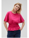 Moodo Fuchsiafarbenes Damen-T-Shirt Moodo