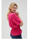 Moodo Fuchsiafarbenes Damen-T-Shirt Moodo