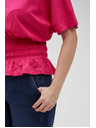 Moodo Fuchsiafarbenes Damen-T-Shirt Moodo