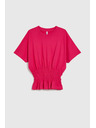 Moodo Fuchsiafarbenes Damen-T-Shirt Moodo
